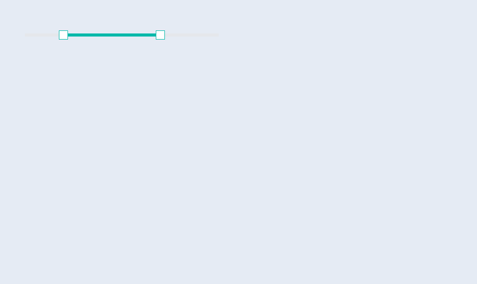 RangeSlider 范围滑块效果