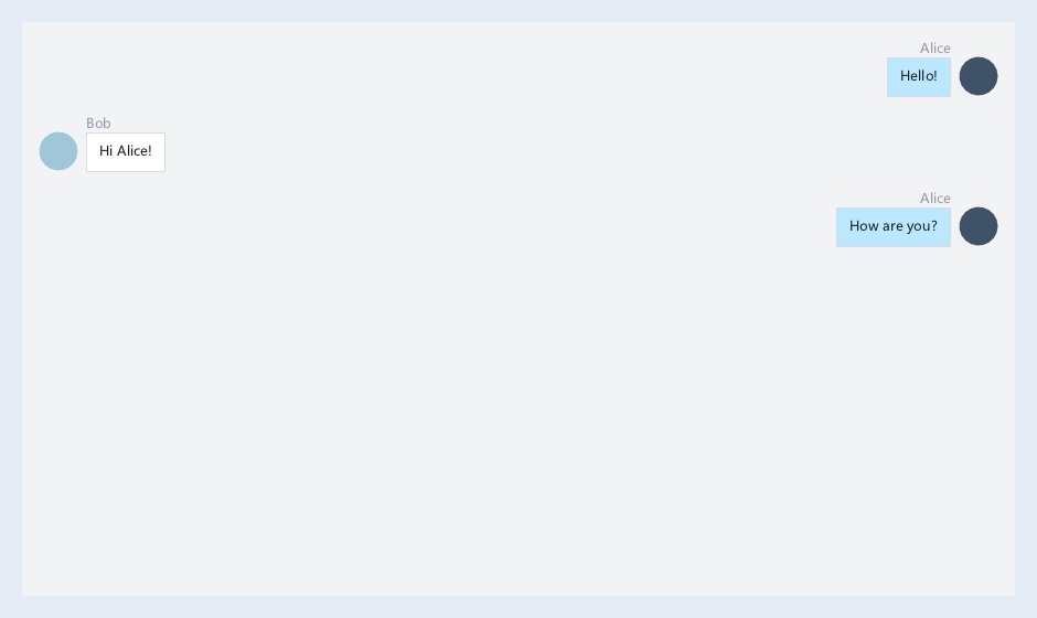 MessageList 消息列表效果